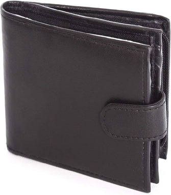 RFID Blocking Men's Wallets Black – Leather, Black, One Size, Coin Purse, Black, Taille Unique, Purses