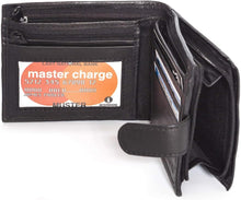 RFID Blocking Men's Wallets Black – Leather, Black, One Size, Coin Purse, Black, Taille Unique, Purses