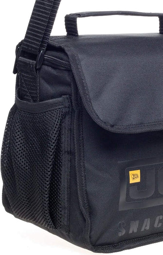 JCB - Cooler Bag - Black - Mens Lunch Box - 600 Denier Polyester Fabric - Thermal Bag, with Adjustable Handles - Stays Cool for Up to 7 Hours - Maximum Capacity of 9 litres