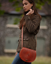 The Temara Embossed Saddle Bag