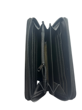 Black / Grey Ladies Snowflake Wallet Small