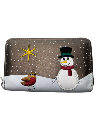 Ladies Christmas Wallet Small Zip Purse Holder Perfect Christmas Gift For Her