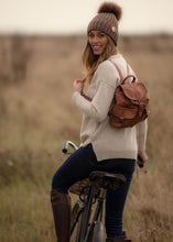The Larache Small Rucksack in Tan