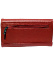 Womens RFID Luxury Real Leather Purse Multi Card Wallet Black Navy Pink Taupe